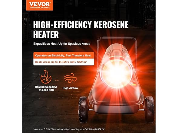  VEVOR Kerosene Forced Air Heater