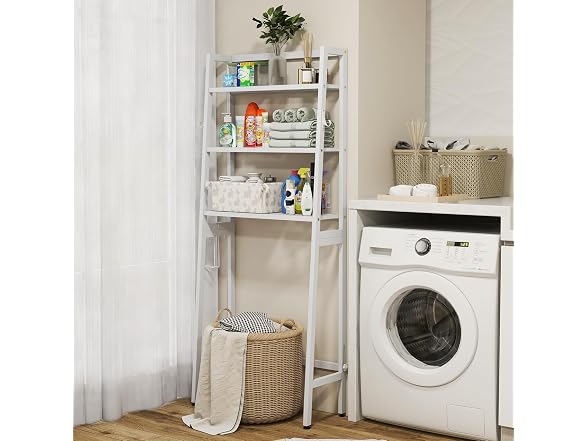 Nightcore 3-Tier Over Toilet Shelf White