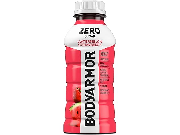 8PK BODYARMOR ZERO Sugar Watermelon Strawberry