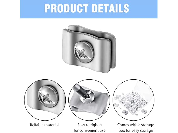 7RiversART Gridwall Joining Clips 24pk