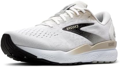 Brooks Ghost 16 Men's Shoes White/Pelican/Oyster Size 11.5