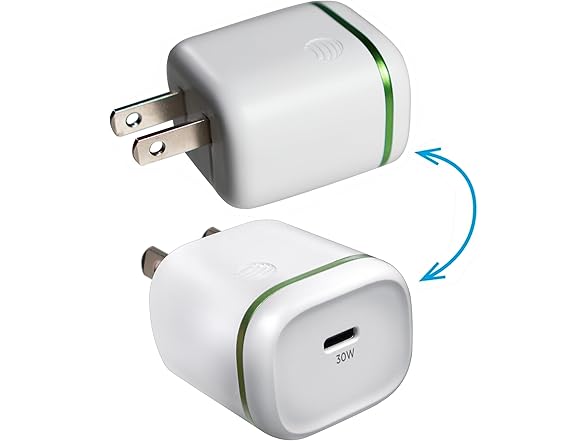 (1 or 2 Pack) AT&T 30W USB-C Charging Power Adapter