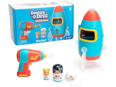 $22.99, Was $24.99, 8% Off! Design & Drill Bolt Buddies Rocket Take Apart Toy dealfomo