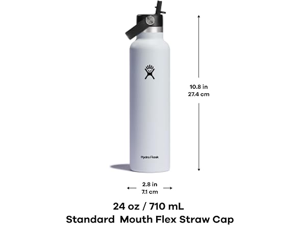 Hydro Flask 24oz Standard Flex Straw Cap, Agave
