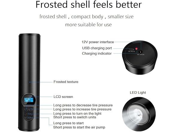 Portable Air Compressor Mini Tire Inflator