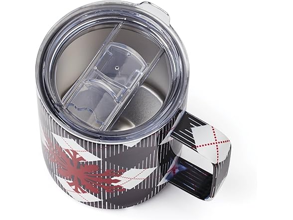 Cambridge Coffee Mug, 1-Piece, Black Plaid