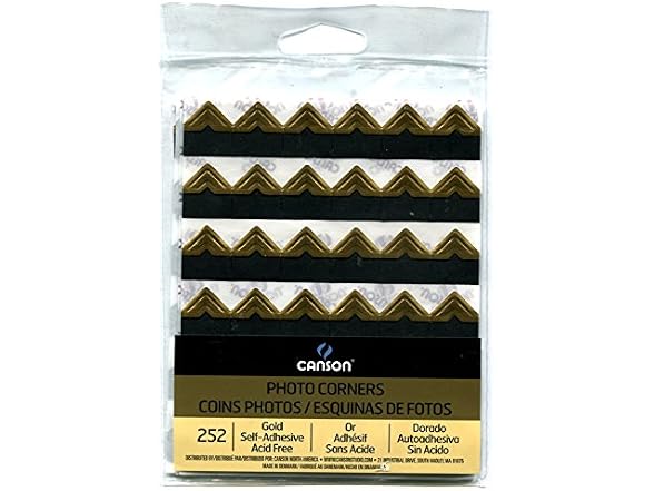 CANSON 100510401 Self Adhesive Photo Gold
