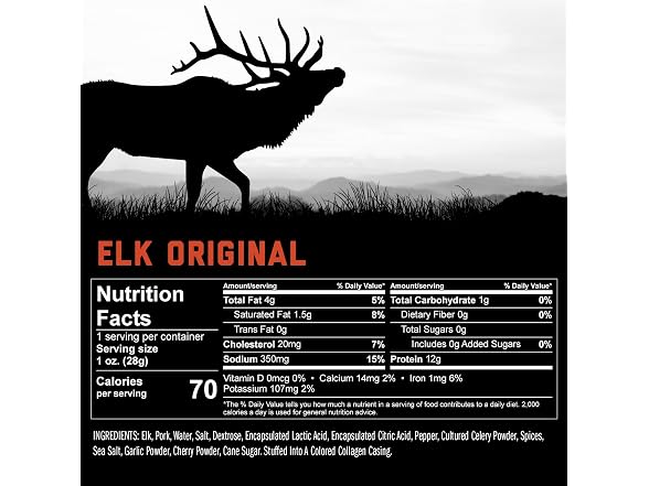 ICON Meats Elk & Pork Snack Sticks