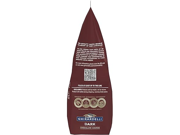 Ghirardelli Dark Chocolate Wafers 5lb