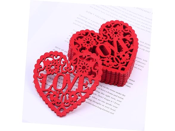 VORCOOL 30 PCS Wooden Discs Slices for Mother's Day