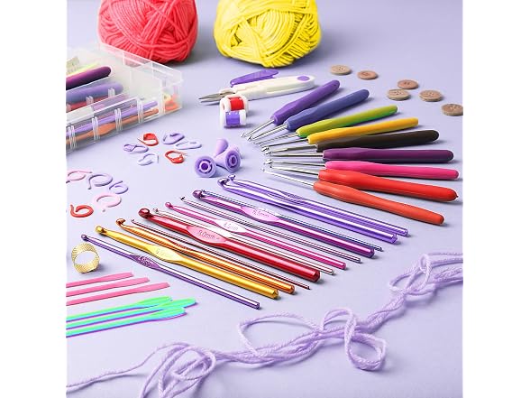 Hearth & Harbor Crochet Kit with Crochet Hooks Yarn Set