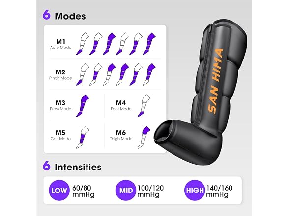 SAN HIMA Air Compression Leg Massager