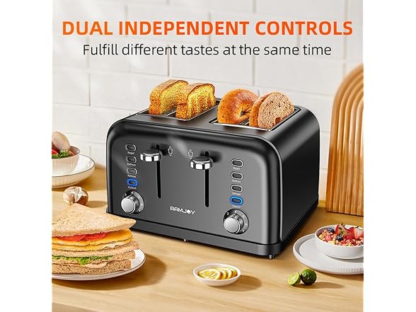 4 Slice Toaster w/ 7 Shade Settings