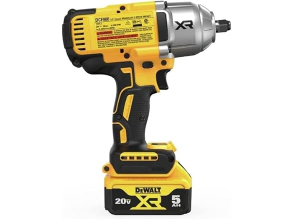 DEWALT DCF900P2 20V MAX XR 1/2in Impact Wrench Kit