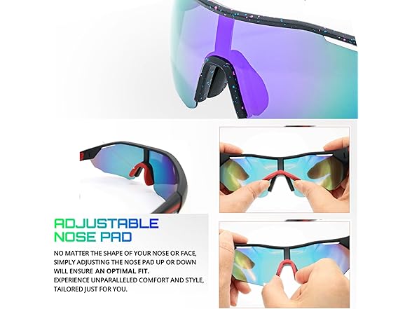 JSSAC Polarized Sports Sunglasses