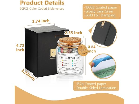 Qunrwe Bible Verse Jar - Gallery 3