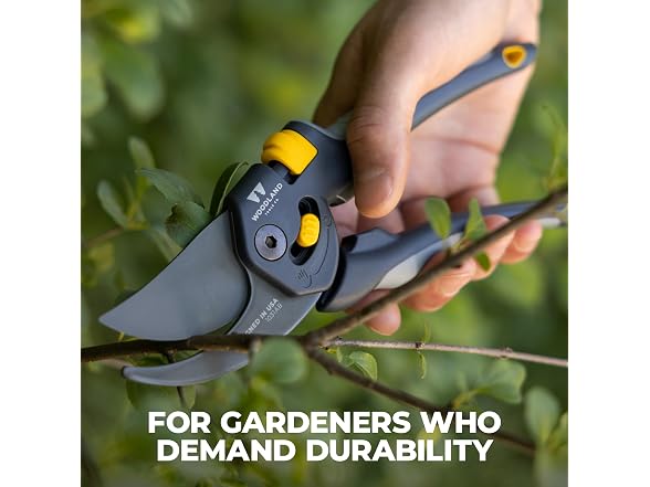 Woodland Tools Co. Heavy Duty Bypass Pruning Shears – 5/8"