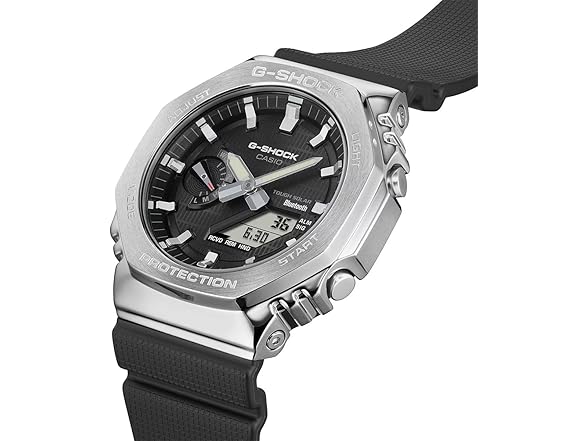 G-Shock Casio G-Steel Black Dial with Resin Strap Watch - GBM2100-1A