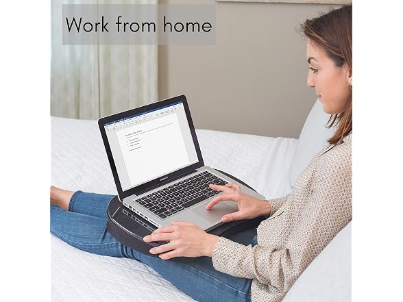 Sofia + Sam Mini Memory Foam Lap Desk Color: Black