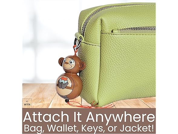 WYN Monkey Good Luck Keychain