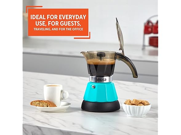 IMUSA 3 or 2cup Electric Espresso Maker,