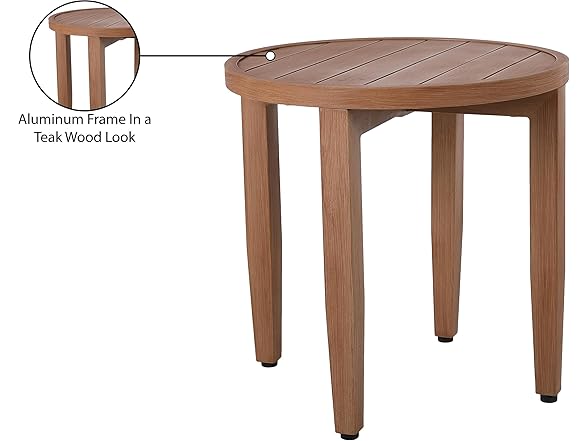 Maui Aluminum Patio Side Table