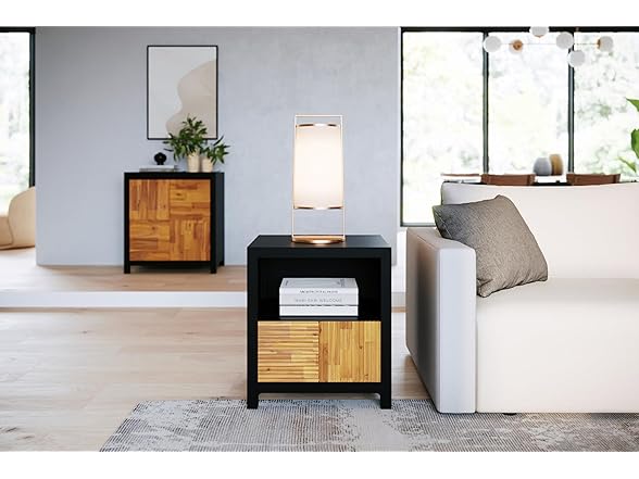 Bme Madia Wood Nightstand