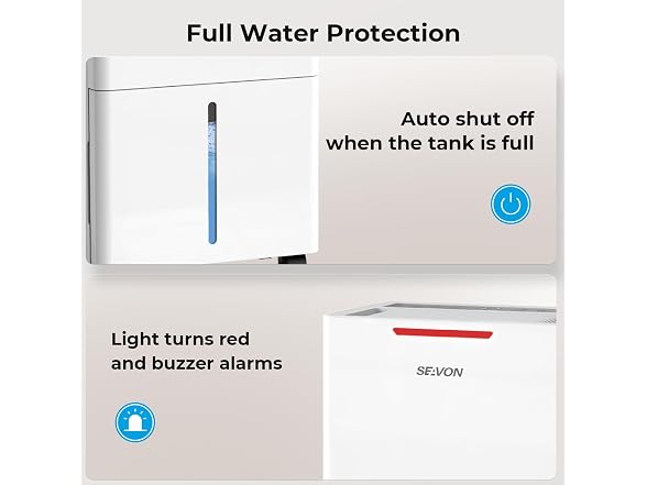SEAVON Dehumidifier with Drain Hose