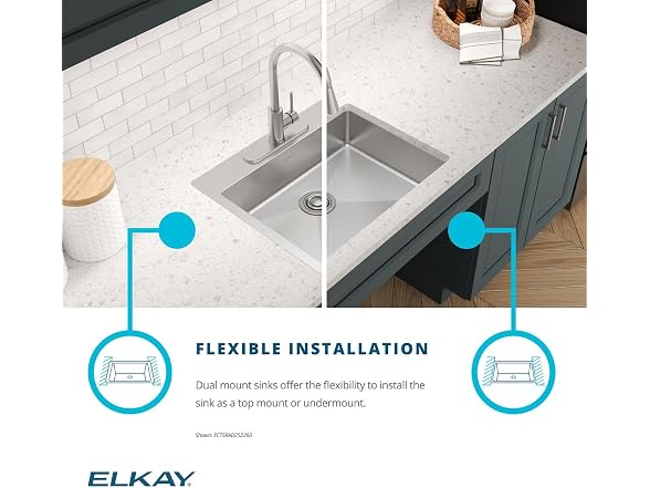 Elkay Crosstown SS 25x22 Single Sink