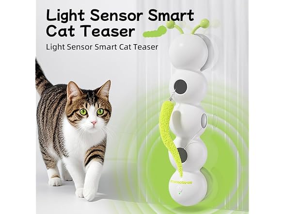 Happy Luna Cat Toy,Whirlie Smart Motion