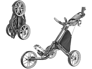 $99.99, Was $229, 56% Off! Caddytek CaddyLite EZ V8 Golf Push Cart dealfomo