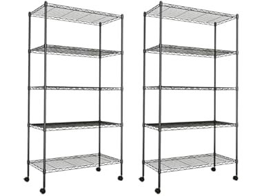 $99.99 YSSOA Heavy Duty Shelving Unit 2Pk dealfomo