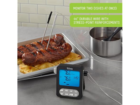 Taylor TruTemp Dual Probe Wired Programmable Thermometer