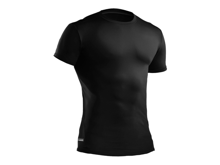Under Armour  Extra Large UA Tactical HeatGear Compression Men's T-Shirt Black / Clear