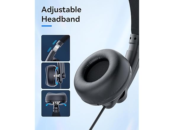 EMEET HS50 Wired Headset with Mic