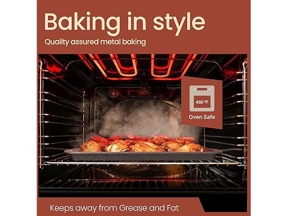 Cookie Sheet with Wire Rack Set, 2-Piece