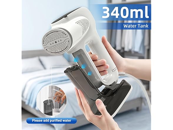 YEJOUMO 3500Pa Vacuum Steamer for Clothes