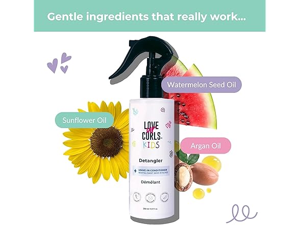 Love Ur Curls Kids Detangler Leave in Conditioner