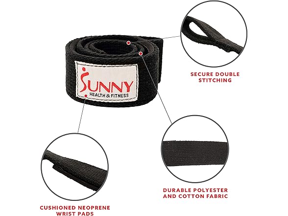  Sunny Health & Fitness Lifting Straps