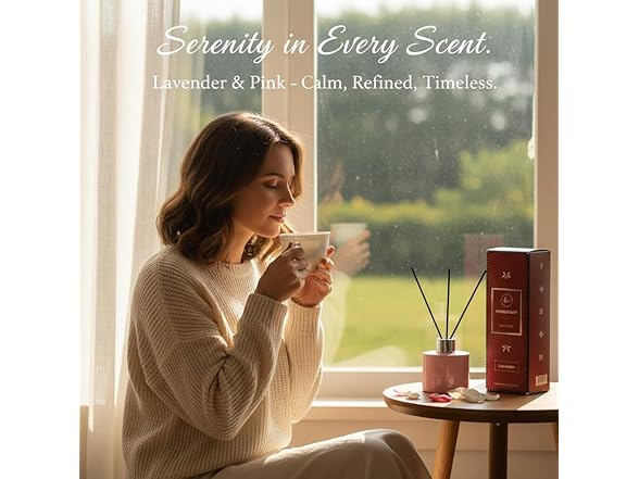 HOMELYCRAFT Reed Diffuser Set