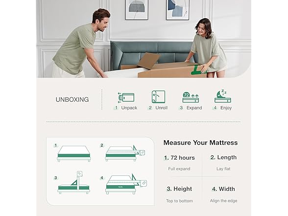 Novilla Full 12" Foam Mattress