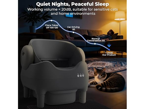 Automatic Self Cleaning Cat Litter Box
