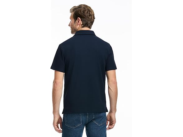SAKS Fifth Avenue Mens SS Textured Pique Polo