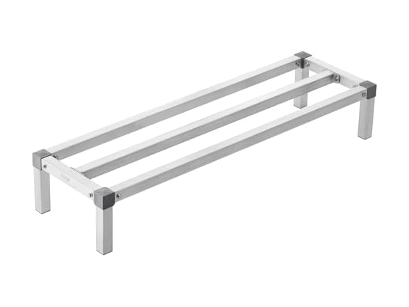 Aluminum Dunnage Rack, 48” x 14” Commercial Food