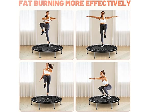 BCAN 38" Foldable Mini Trampoline