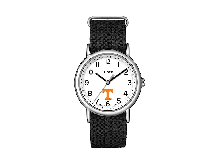 Timex Unisex Weekender 38mm Watch - Tennessee Volunteers with Slip-Thru Single Layer Strap
