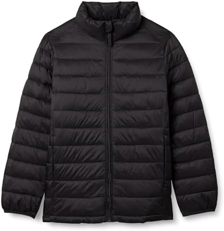 Amazon Essentials Toddler Boys Lightweight Water Resistant Packable Puffer Jacket