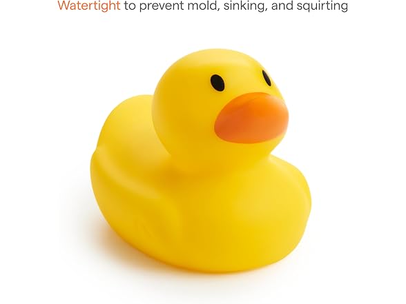 Munchkin® White Hot® Safety Bath Ducky Toy, Yellow
