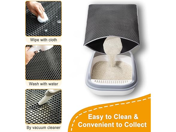 USHARP cat litter mat