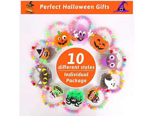 CCINEE 10pcs Halloween Led Bracelets